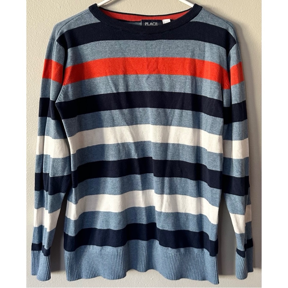 Like New! The Children’s Place Boys’ Stripe Pullover Sweater